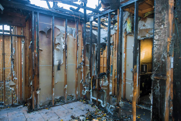 Professional Soot Cleanup technician working in Turners Falls, MA